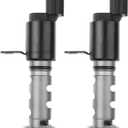 A-Premium 2-PC Intake & Exhaust Engine Variable Valve Timing (VVT) Solenoid Compatible with Hyundai Santa Fe 2010-2012, Sonata 2007-2011, Tucson & Kia Forte, Optima, 2.0L 2.4L, Replace# 243752G100