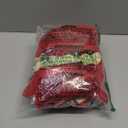 Hungdao 2 Pcs Mini Christmas Tree Skirt 15" Small Red Vintage Christmas Tree Skirt Decorations for Xmas Rustic Holiday Party Decor(Snowflake)