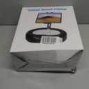 Tablet Pillow Stand with Storage Liner - Leatherette, Stable Support for 6.1-15.6 Inch Devices, Waterproof & Foldable for Sofa/Bed/Floor, Fit Thickness Case for iPad Pro/Air/Mini, Galaxy Tab