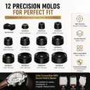 Watch Press Tool, Watch Back Press Closer with 18mm-50mm Fitting Dies, with Watch Case Open Pry Case Closer for Battery Replacement Watch Repairing