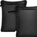 OTraki Wet Bag for Swimsuit 20x24 inch Large Wet Dry Bag with Handle & Zipper Wet Clothes Organizing Swim Reusable Wetbag Machine Washable for Travel Gym Beach Pool Black