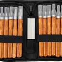 IFQIFQ 12pcs Wood Carving Chisels Wood Carving Tools Woodworking Engraving Knife Craft Knife Tool Set