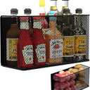 Magnetic Baskets Shelf Bins Organizer Holder Storage Rack Containers for Fridge, Whiteboard, Locker - Home Kitchen Laundry Office School ((1-Pack) Black/XL)