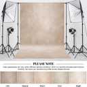 Abstract Professional Photography Backdrop for Portrait Photo Props Booth Background Photoshoot Studio with Polyester Fabric Roller Pocket on Top (8x10ft, Beige,No Stand)