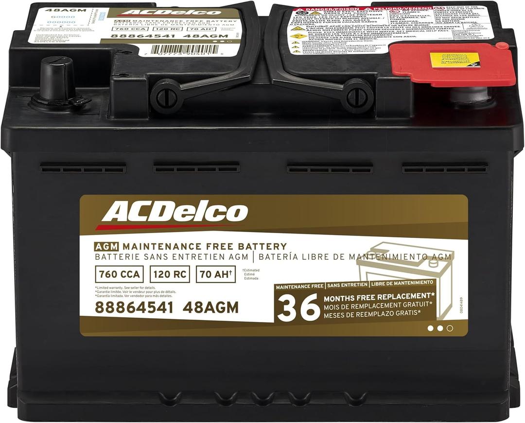 ACDelco Gold 48AGM (88864541) AGM BCI Group 48 Battery