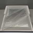 Lighted Vanity Mirror with Lights, Makeup Mirror with Light, 16.7"x 13.2",Three Color Lighting Modes and Dimmable Lighting, Smart Touch Control, 360°Rotation, for Vanity Desk Tabletop, Dressing Room (White)