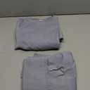 SUUKSESS Women 2 Piece Workout Sets Hidden Scrunch Hip Lifting Seamless Leggings Long Sleeve Yoga Crop Tops (Medium, Washed Blue)