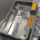 OROLEY Stainless Steel Litter Box with High Sides Lid, Extra Large XXXL Litter Box for Big Cats, Metal Kitty Litter Boxes with Anti-Leakage Enclosure,Non-Stick