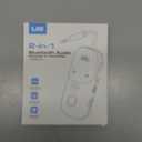 Bluetooth 5.4 Transmitter Receiver for 2 AirPods/Headphones, 2-in-1 Airplane Bluetooth Adapter with Mic for Hands-Free Calls, Low Latency, Wireless Audio Adapter for Travel Flight TV Speakers (Black)