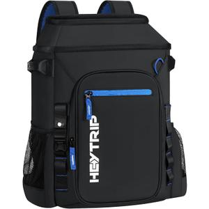 Heytrip Backpack Cooler 36/54 Cans Insulated Waterproof Cooler Bag for 20 Hours Cold Retention, Leak-Proof Camping Cooler with Multi-Compartments