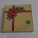 DetarZinLED Wall Sconces Rechargeable Wall Lights with 360 Rotation, Dimmable Battery Operated Wall Sconce, Magnetic Wall Light for Bedroom, Wireless Wall Mount Light (Beech Wood, 2Pack-Remote Control)