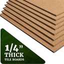 Classic Mules Cork Board Tiles - 8 Pack Square - 12" x 12" - 1/4" Thick Cork Tiles - Premium Natural Cork for Bulletin Board, Display or Mini Wall - 72 Self Adhesive Squares Included
