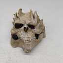 Horror Skull Mask Scary Realistic Skeleton Mask Halloween Cosplay Creepy Masquerade Party Full Head Latex Accessories