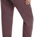 baleaf Women's Athletic Pants Quick Dry Joggers Water Resistant Lightweight Cycling Hiking Ankle Zipper Pockets UPF 50+ (Brown, M)