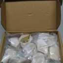 Amerdeco 10 Pack Brushed Gold Cabinet Knobs 1.2 Inch(30mm) Gold Kitchen Cabinet Knobs Dresser Knobs Drawer Knobs and Pulls for Bathroom Cabinets ZH0008