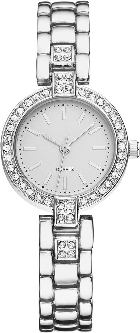 TWOPTION Womens Waterproof Wrist Watch,Women's Small Thin Analog Bracelet Quartz Watch Dainty Christmas Gifts