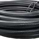 Sealproof Flexible PVC Pipe 1-1/2 Inch Dia Hose 50 FT Length, Black Tubing, Schedule 40, Premium Quality Made in USA (50-FT)