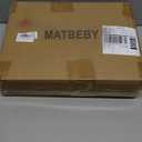 MATBEBY Full Size Mattress Pad - Cooling Breathable Mattress Topper, Quilted Fitted Mattress Protector, Pillow Top Mattress Cover with 8-21" Deep Pocket, Soft, Machine Washable, White, 54x75 Inches