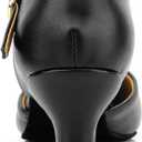 Women's Latin Ballroom Dancing Heels Wedding Pumps T-Strap Character Shoes