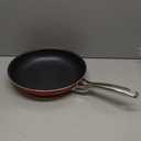 HITECLIFE FRYING PAN 11 INCH, OVEN AND DISHWASHER SAFE, RED