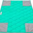 Paw Inspired PopCorner Guinea Pig Cage Liners | Washable Fleece Bedding or Pet Bed Mat for Small Animals | Super Absorbent Pee Pad with Reinforced Corners and Waterproof Bottom (C&C 2x3, Green)