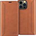 OCASE Retro Series Compatible with iPhone 13 Pro Max Wallet Case with Card Holders [RFID Blocking][TPU Inner Shell ][Kickstand] Shockproof PU Leather Flip Folio Phone Cover 6.7 inch 2021 - Brown