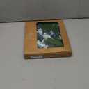 Floroom Artificial Gardenia Flowers 2.7" 25pcs Real Looking Dusty Blue Shades Foam Fake Flowers with Stem for DIY Wedding Bouquets Bridal Shower Centerpieces Floral Arrangements Party Table Decoration