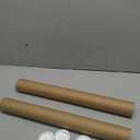 2" x 18" Reinforced Kraft Paper Mailing Tube, Pack of 2 Tubes with 4 Caps Secure USPS Approved Poster Tube Made in USA Cardboard Tube for Shipping and Storing Posters, Prints, Artwork