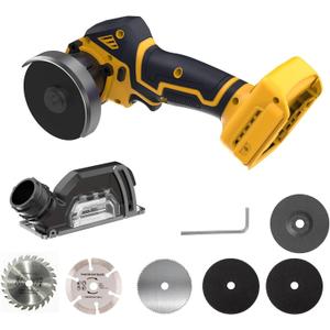Cordless Cut Off Tool Compatible With DeWalt 20V MAX Battery Compact Rotorazer Saw Brushless with 3" Blades,19,000RPM for Metal/Wood/Tile/Plastic Cutting (NO Battery)