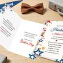 2 x Fathers Day Card Gifts for Husband from Wife, Funny Personalized Father's Day Decorations, Double Sided Printed Greeting Card with Envelope