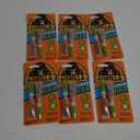 Gorilla Super Glue Gel, Two 3 Gram Tubes, Clear, (Pack of 6)