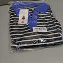 ZESICA Womens Striped Long Sleeve Tops Oversized Sweatshirt V Neck Loose Fit Tunic Tops Spring Casual Blouses (Black, S)