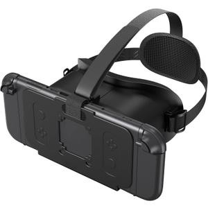 Upgraded VR Headset for Switch 2 (2025), Switch 2 VR Virtual Boy Glasses with Adjustable HD Lenses and Comfortable Head Straps with Widen Padded, Labo VR Kit 3D Goggles for Switch 2 Accessories, Black