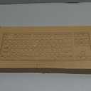 EWEADN Wireless Mechanical Typewriter Keyboard,80% Layout with White Backlit, Anti-Ghosting, Blue Switch Bluetooth/2.4GHz/USB-C Aesthetic Keyboard-Black