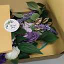 Wedding Decor Pack of 2 Welcome Sign Flower Backdrop Garland for Ceremony Reception Wall Easel Home Decoration Entryway Faux Outdoor Board Head Table Decor Lilac & Cream
