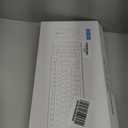 Wireless Keyboard and Mouse Combo, Full-Sized Wireless Keyboard and Adjustable DPI Mouse, 2.4GHz USB Receiver, Silent Keyboard and Mouse for PC, Windows, MAC, Desktop, Laptop(Purple)