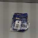 40Pcs Velvet Ribbon Bows, 5x7 Inch Pre-Tied Bows Christmas Ornaments for Xmas Tree, Garland, Wreath, Gift and Holiday Home Dcor (5 x 7 Inch, Width of 3/8",Navy Blue)