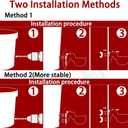 (6 Pack) Upgraded Large Detachable Automatic Chicken Waterer Cups,Reinforced Professional Poultry Waterer for Chickens,Ducks,Turkeys,Goose,with Drill Bits. (Red)