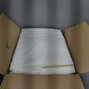 6-Pack Ivory Round Tablecloths, 120 Inches, Stain-Resistant Polyester for 5-6 Ft Round Tables - Washable Table Covers for Weddings, Banquets, Birthday Parties, Events