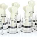 Wokyo 8 PCS Cupping Therapy Set with Magnetics, Professional Chinese Acupoint Cupping Kit Hand Twisting Rotational Vacuum Cupping Set for Cellulite Reduction and Muscle Fatigue Pain Relief at Home