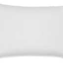 Amazon Basics Standard Pillow Cases Set of 2 - Lightweight, Super Soft Easy Care Microfiber, Bright White, 30" L x 20" W, Pillows Not Included