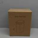 Bathroom Garbage Can with Lid, 2.6 Gallon Diaper Trash Can, Automatic Trash Cans Touchless, Slim Waterproof Smart Commercial Trash Can for Bedroom, Bathroom, Office, Living Room, Toilet, RV (A-Basic Battery Supply-White)