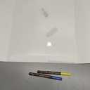 JJPRO Non-Magnetic Dry Erase Calendar for Fridge, Monthly Calendar, Weekly Planning Board Bundle for All Smooth Surfaces. Clear Reusable Calendar Stick to Fridge, Cabinet, Door&Glass