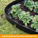 4 inch Tall Landscape Edging No Dig 33FT Garden Edging with 30 Spikes, Landscape Edging Border for Landscaping, Lawn, Flower Beds, Grass, Yard