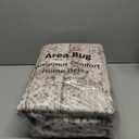 Lahome Boho Washable 5x7 Area Rugs for Living Room, Vintage Oriental Rug for Bedroom Faux Wool Non-Slip, Soft Low-Pile Indoor Carpet for Dining Room Home Office Decor, Beige