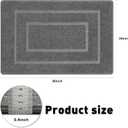 PURE ERA Carpet Stair Tread Landing Mat Tape Free Self Adhesive Non Slip Skid Resistant Indoor Doormat Area Rug Floor Mat for Kitchen Bathroom Workstations Washable 2' X 3'