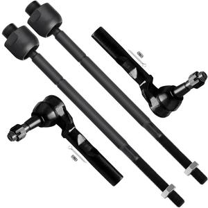 SCITOO 4pcs Front Suspension Kit Inner Outer Tie Rod End fit 2003-2014 For GMC Savana 1500 For Chevy Express 1500