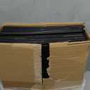Black Trifold Display Boards, 24 x 16 Inches Tri-Fold Corrugated Presentation Boards for Classroom Projects, Science Fairs, Business Events, and Exhibits 20 Pack