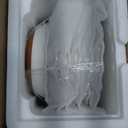 MALACASA Ceramic Mini Pie Pans Set of 6, 6 Inch Pie Plates for Baking with Ruffled Edge, Small Quiche Baking Dish Pans Tart Pans, Individual Pot Pie Plates, Microwave & Oven Safe, Khaki White