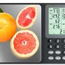 Fuzion Nutrition Food Scale, Digital Food Scale for Weight Loss, Calculating Food Facts, Macro, Calorie, Meal Prep, Portion Control, Stainless Steel (3KG/0.5g)